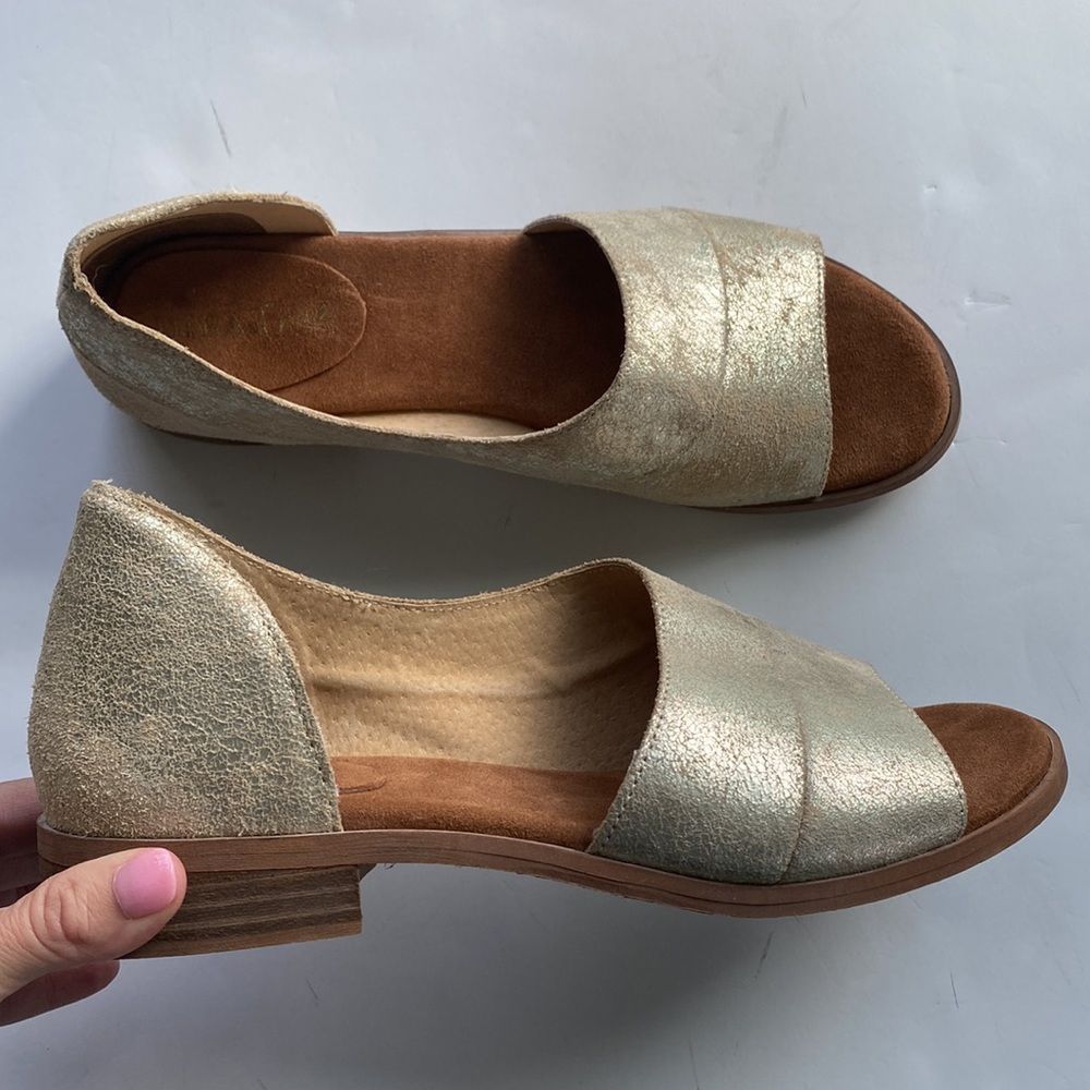 Diba True Genuine Leather Metallic Women's Loafers